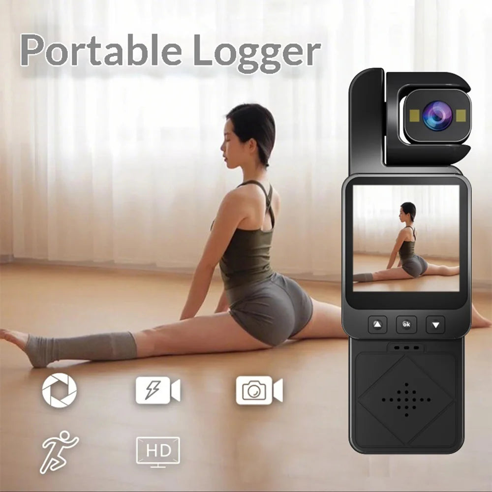 V6 1.5 Inch IPS Screen WiFi Action Camera 1080P HD Sports Camera with 180 Degree Rotating Lens, without Memory Card - Black 1080P+WiFi - 4