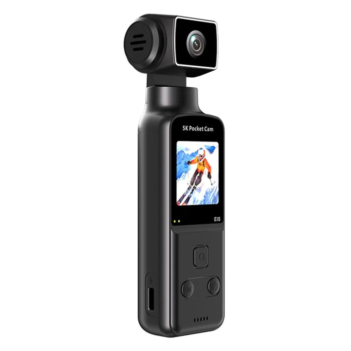 K1 5K Action Camera Waterproof Sports Cam EIS Stabilization WiFi 1.3" LCD Camera - Black - 3