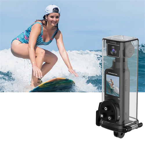 K1 5K Action Camera with Waterproof Case, EIS Stabilization WiFi 1.3" LCD Waterproof Sports Cam - Black - 1