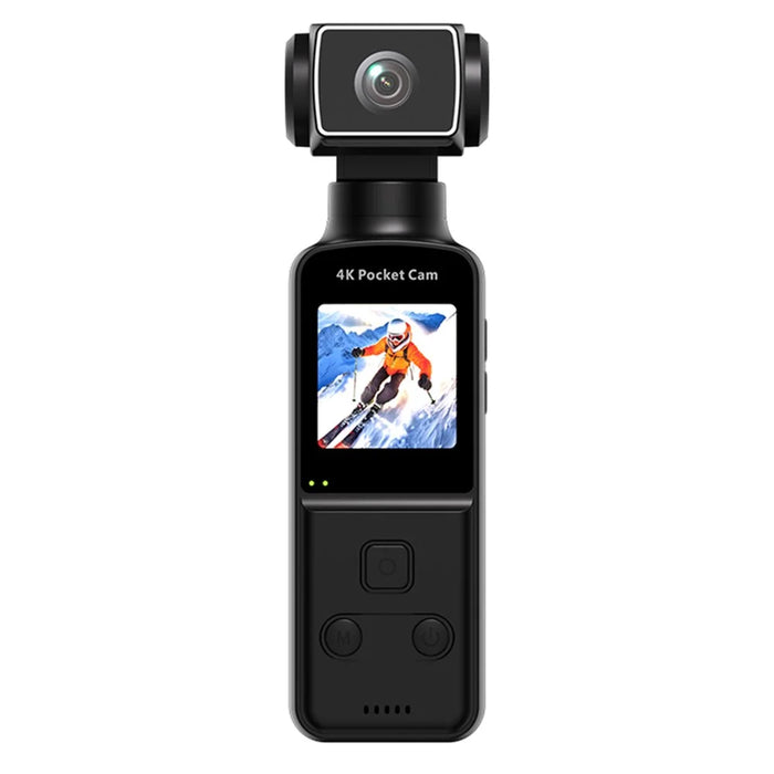 K2 Action Camera 4K Pocket Camera WiFi HD Sports Camera 270 Degree Manual Rotation Cam - Black - 2