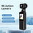 K2 Action Camera 4K Pocket Camera WiFi HD Sports Camera 270 Degree Manual Rotation Cam - Black - 5