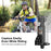 K2 Action Camera 4K Pocket Camera with Waterproof Case, WiFi HD Sports Camera 270 Degree Manual Rotation Cam - Black - 2