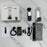 K2 Action Camera 4K Pocket Camera with Waterproof Case, WiFi HD Sports Camera 270 Degree Manual Rotation Cam - Black - 7
