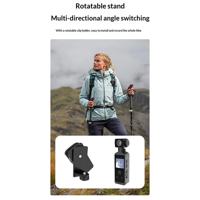 H850 5K Action Camera 270 Degree Rotating Lens 1.33 Inch IPS Screen Sports Camera with Waterproof Case - Without Memory Card - 4