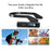 S111PRO First Person View Wearable Camera 0.96 Inch IPS Screen 4K Video Recording Head-Mounted Action Camera for Cycling Fishing - Black - 7