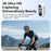 DM50 2K HD Mini Sport Camera 140 Degree Wide Angle Dual Screen Sports Camera for Cycling (Standard Edition) - White - 5
