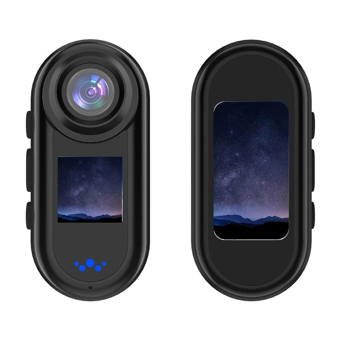 DM50 2K HD Mini Sport Camera 140 Degree Wide Angle Dual Screen Sports Camera for Cycling (High-end Version) - Black - 1