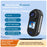 DM50 2K HD Mini Sport Camera 140 Degree Wide Angle Dual Screen Sports Camera for Cycling (High-end Version) - Black - 3