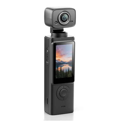 A20 Handheld Action Camera 2K Ultra HD Vlog 330min Battery Life Camera for Outdoor Sports Travel - Black - 1