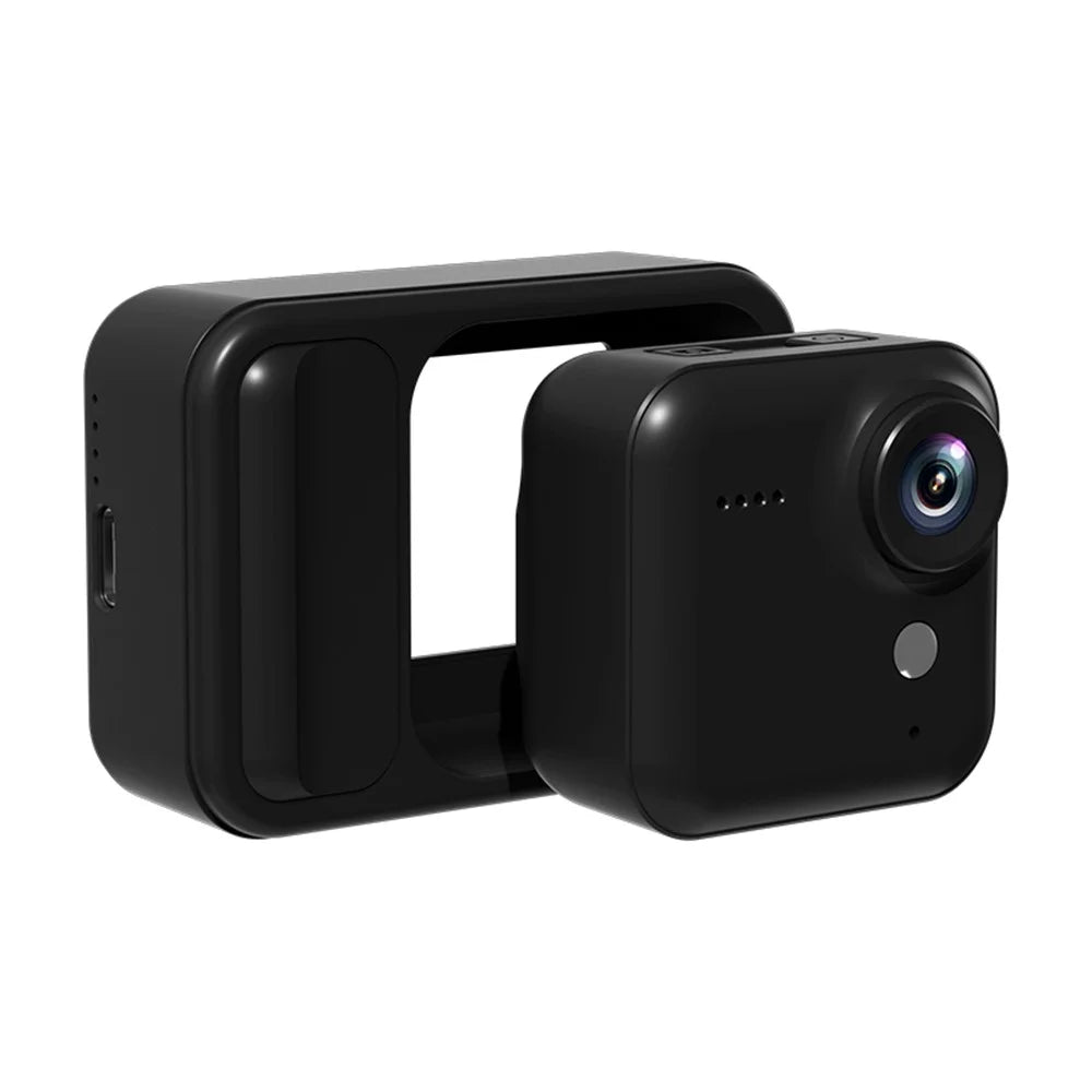 M36 Action Camera 2K HD 1.54 inch Screen Magnetic Detachable Sport Camera for Cycling Outdoor - Black - 1