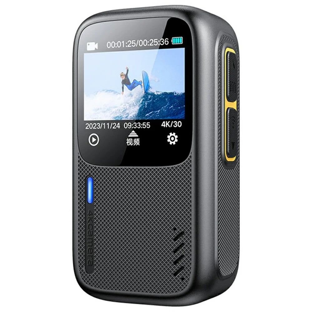 M26 4K Action Camera Dual Screen 30m Waterproof 6-Axis Stabilization for Cycling Swimming - Black - 2