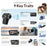 CD-V03 8K Vlogging Camera 270 Degree Flip Screen 16X Digital Zoom WiFi Handheld Camcorder for Travel - Black - 3