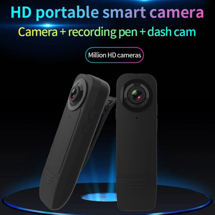 A18 Portable 1080P Mini Camera Webcam Camcorder Night Vision Sports Camera Video Recorder - 2