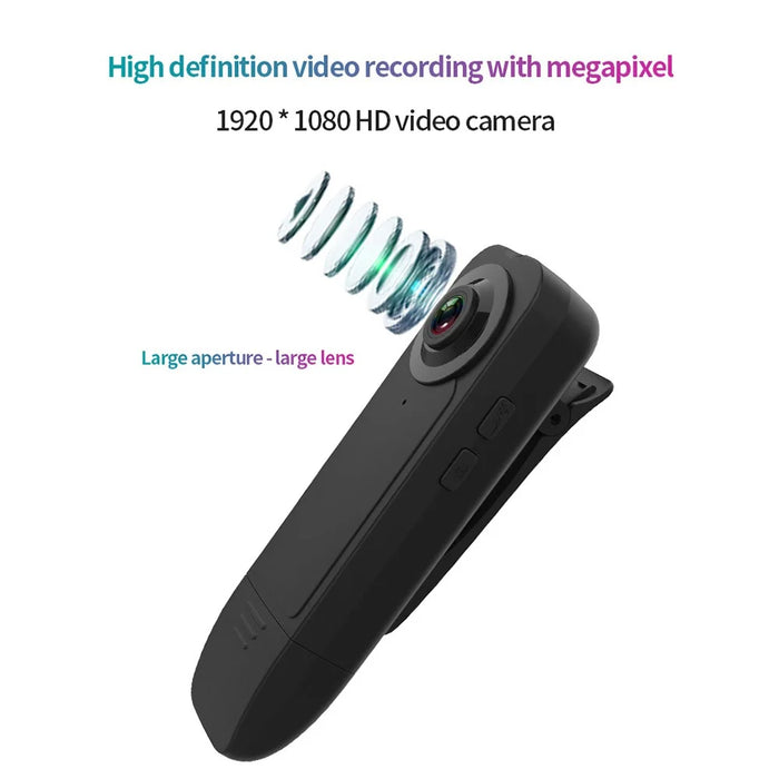 A18 Portable 1080P Mini Camera Webcam Camcorder Night Vision Sports Camera Video Recorder - 3