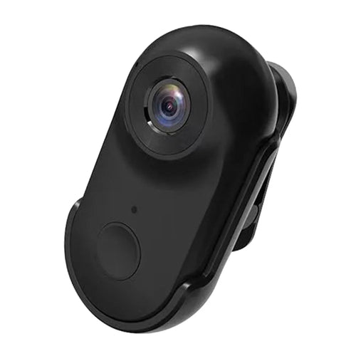 Magnetic Rotation Mini Camera Audio Clip-on Video Recorder Body Worn Cam WiFi Sports Camera - Black - 1