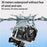 F201 2.0 Inch WiFi 4K Video Cam 120 Degree Wide Angle Action Camera with Waterproof Case - Black - 4