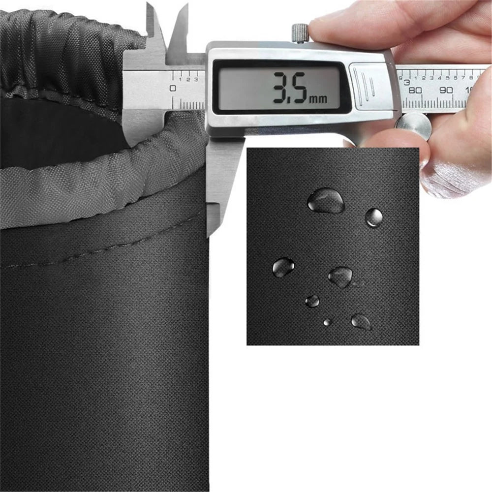 j-1384 Waterproof Neoprene Camera Lens Pouch Drawstring Bag Protector Case for Sony Canon, Size S - 3