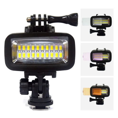AT811 40m Waterproof Underwater Diving Fill Light 5500K LED Video Light for GoPro Hero Action Camera SLR Camera - 1