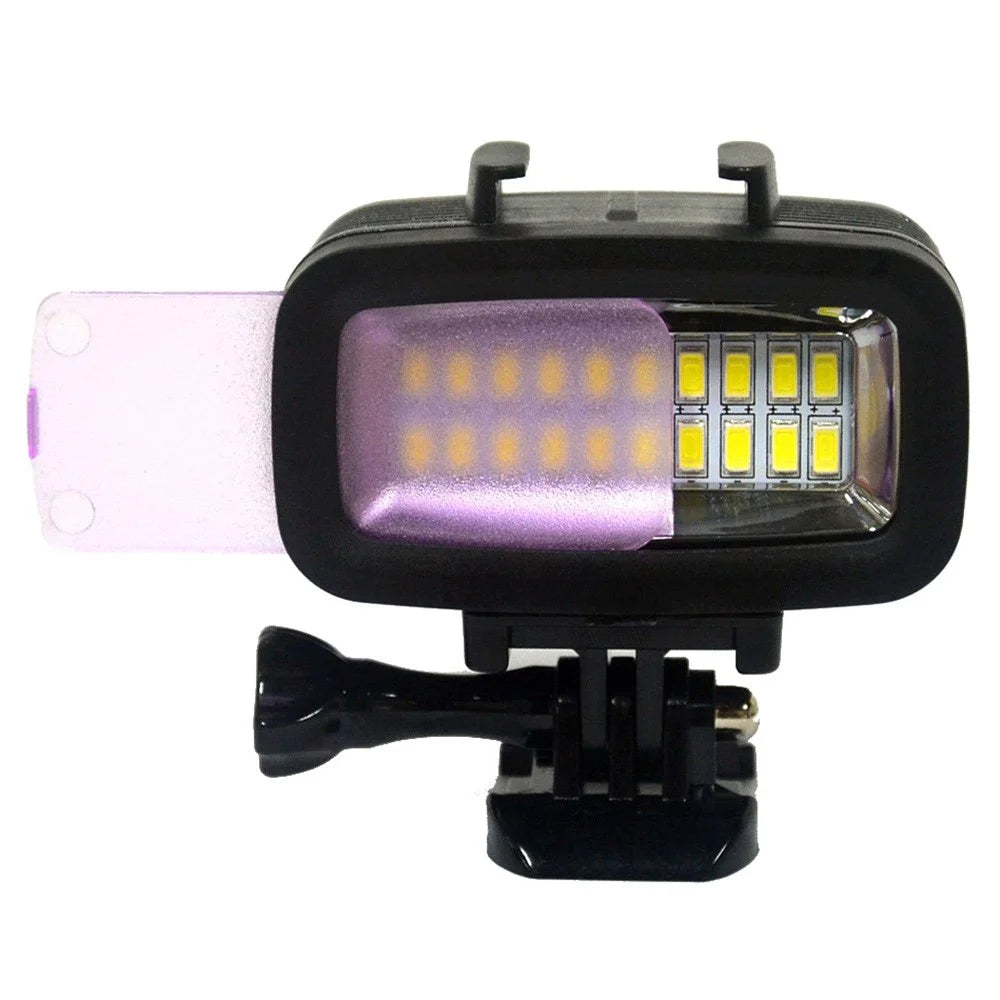 AT811 40m Waterproof Underwater Diving Fill Light 5500K LED Video Light for GoPro Hero Action Camera SLR Camera - 5