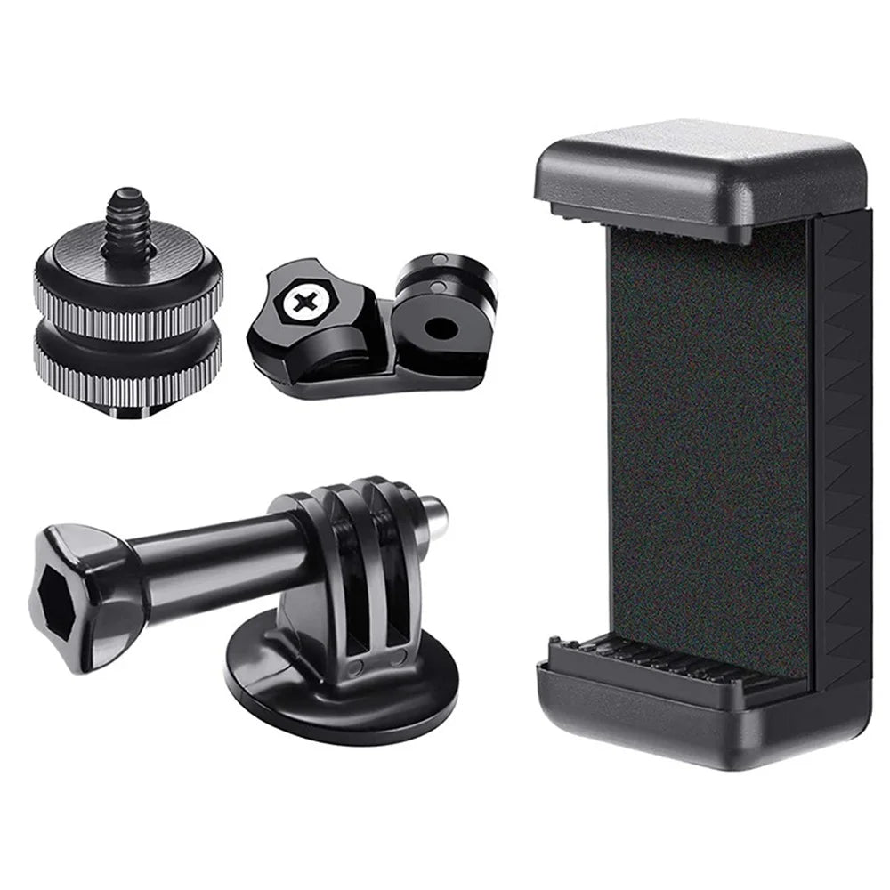 F046 Desktop Camera Mobile Phone Live Streaming Holder Hot Shoe Universal Phone Clip Monitor Bracket - 5