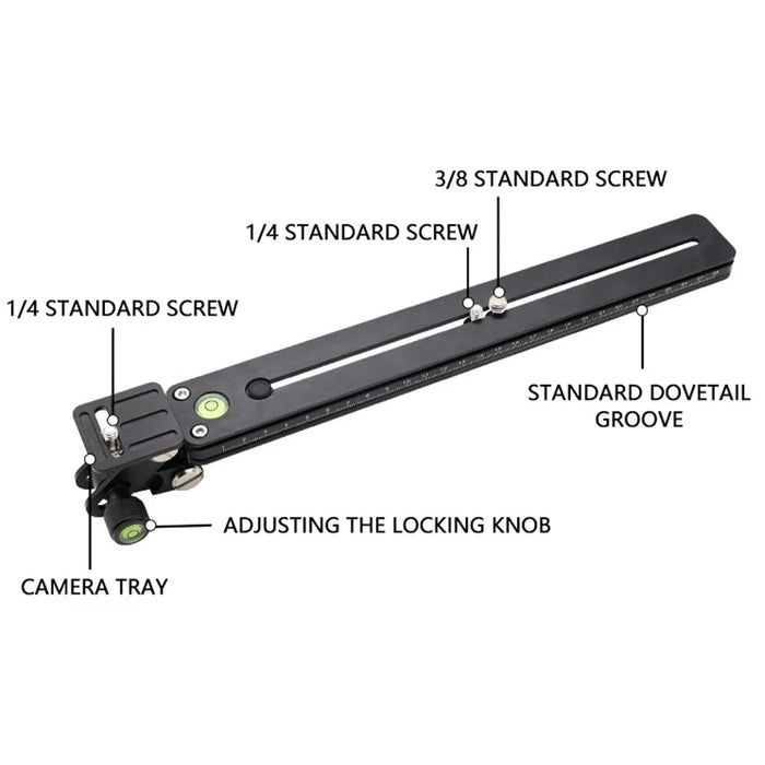 B034 SLR Camera Lens Support Plate Aluminum Alloy Telephoto Lens Holder Support Bracket Tripod Mount Adapter - 2