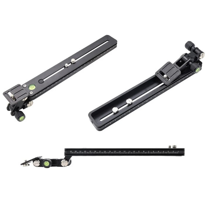 B034 SLR Camera Lens Support Plate Aluminum Alloy Telephoto Lens Holder Support Bracket Tripod Mount Adapter - 4