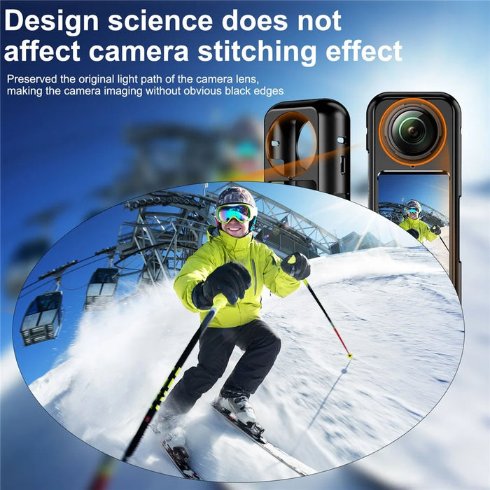 Aluminum Alloy Metal Case for Insta360 X4 Action Camera Cage Protective Frame - 6