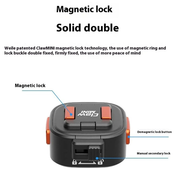 VRIG AC 02 Claw Mini Series Magnetic Camera Adapter Accessories Quick-Release 1 / 4 Magnet Base Mount - 2