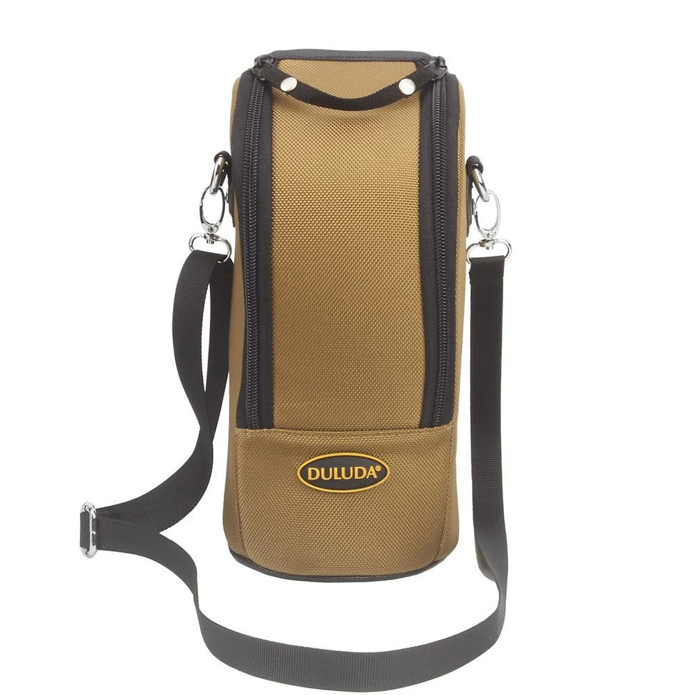 DULUDA Nylon Storage Bag for Nikon / Canon Telephoto Lens Case Pouch with Shoulder Strap - Khaki - 2