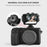 YELANGU A74 Vlog Selfie Flip Screen Cold Shoe Bracket Reverse Mirror Microphone Mount for Mirrorless Camera - 2
