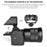 YELANGU A74 Vlog Selfie Flip Screen Cold Shoe Bracket Reverse Mirror Microphone Mount for Mirrorless Camera - 3