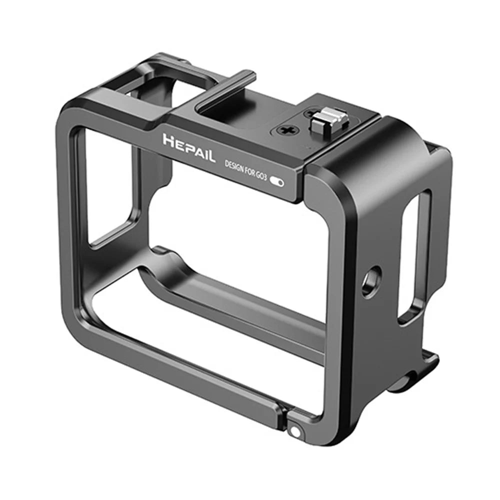HEPAIL C-GO3 For Insta360 GO 3 Horizontal Vertical Protective Frame Aluminum Alloy Camera Cage - 1