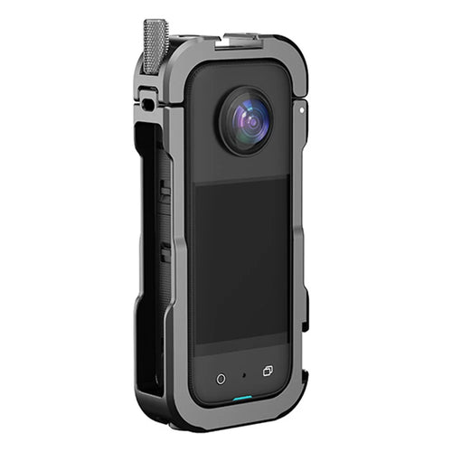 HEPAIL C-X3 Sports Camera Cage for Insta360 ??X3 Anti-Shake Metal Protective Frame - 1