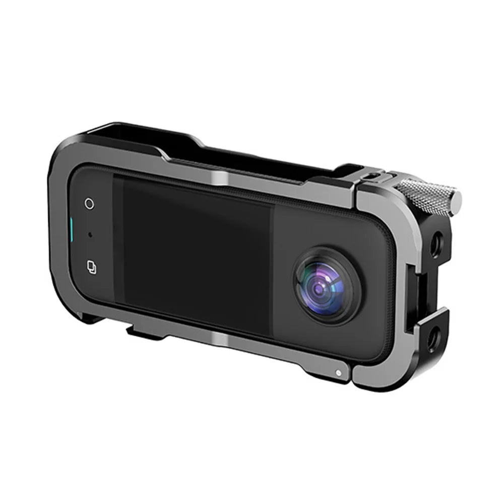 HEPAIL C-X3 Sports Camera Cage for Insta360 ??X3 Anti-Shake Metal Protective Frame - 3