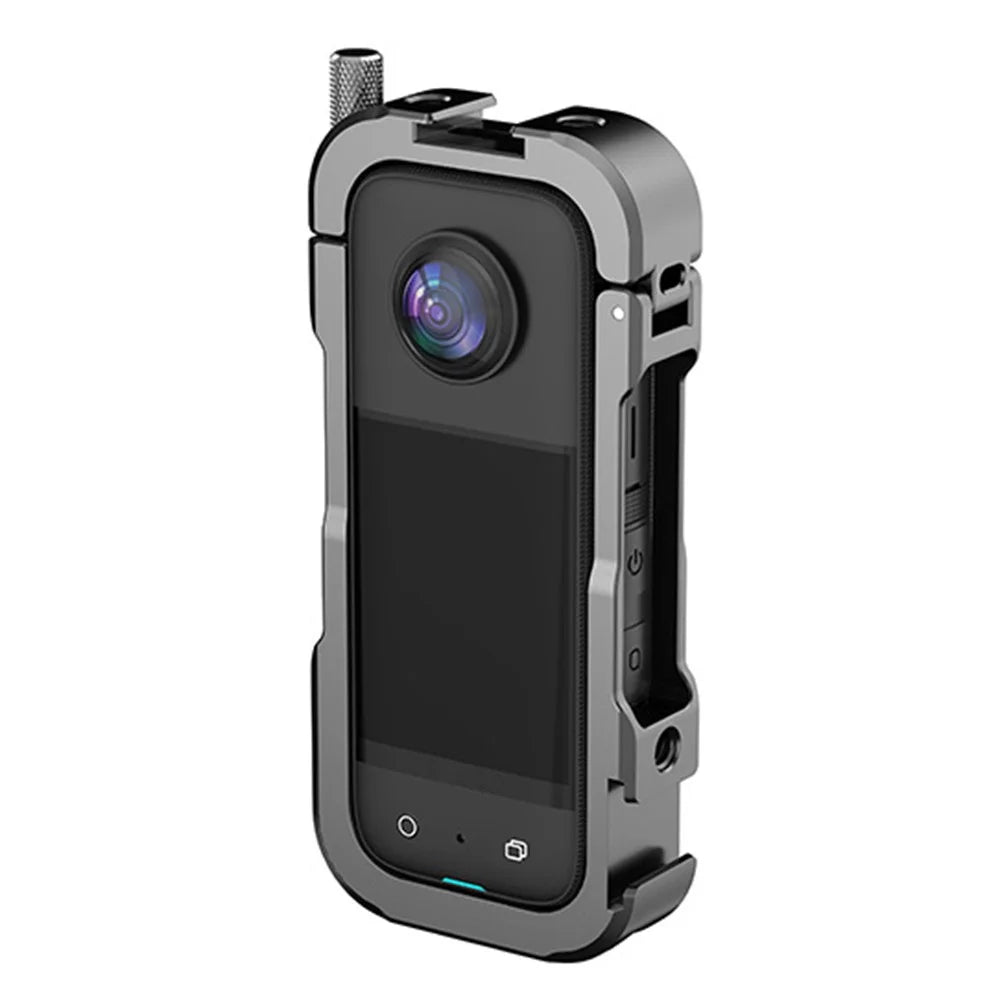 HEPAIL C-X3 Sports Camera Cage for Insta360 ??X3 Anti-Shake Metal Protective Frame - 4