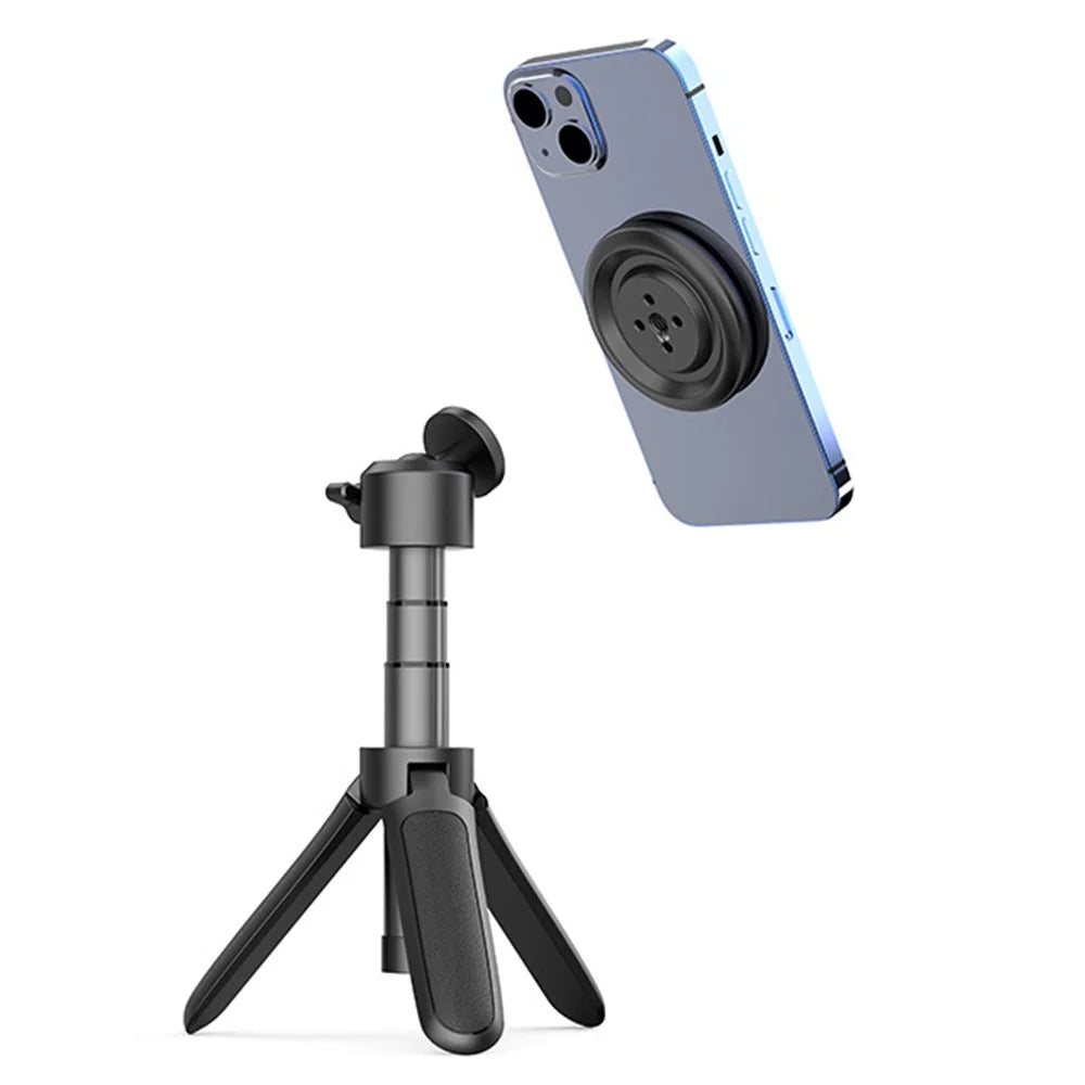 HEPAIL MS01 For DJI Osmo Mobile 6 / Mobile SE / OM 5 / OM 4 SE / OM 4 Handheld Gimbals Non-Slip Magnetic Mount Adapter (Without Tripod) - 4