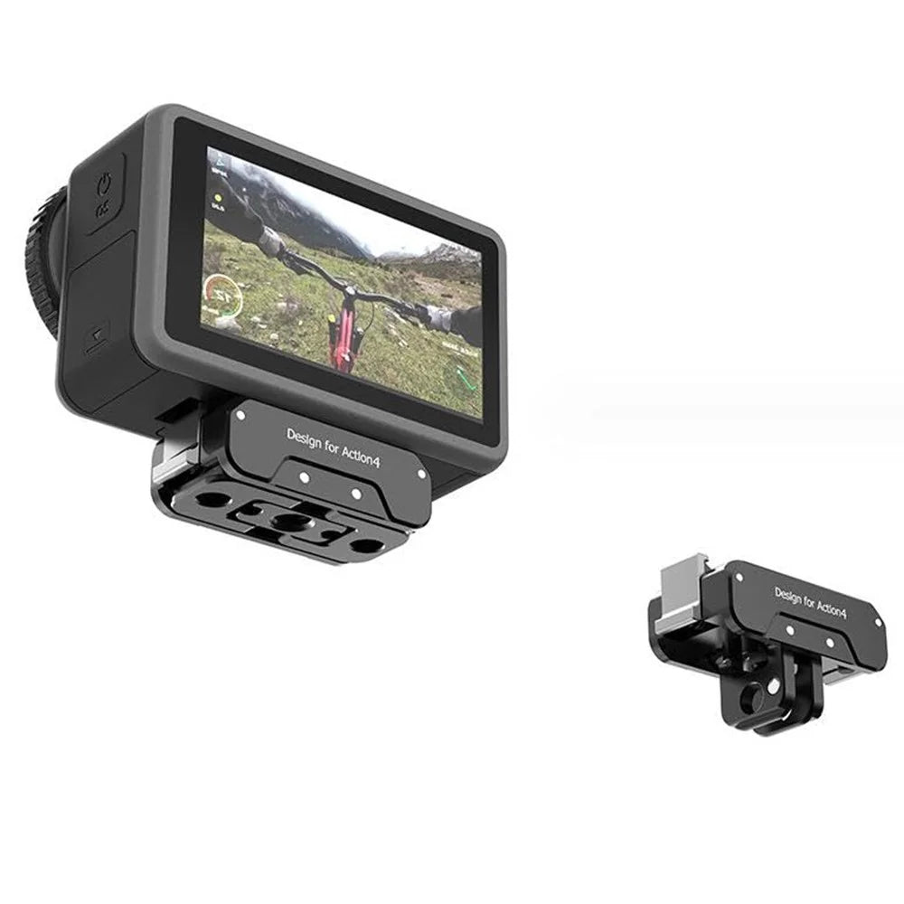 HEPAIL AC-17 For DJI Osmo Action 4 / Action 3 Sports Camera Magnetic Quick Release Base - 4