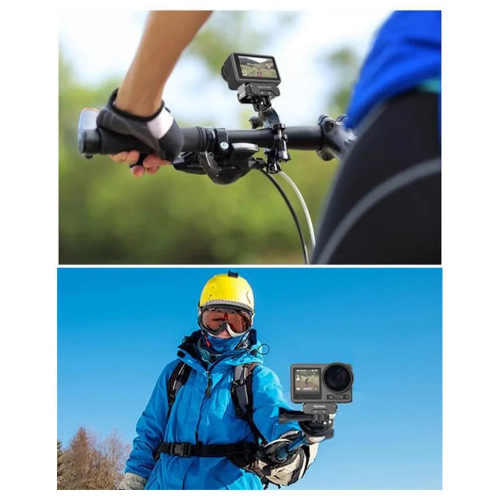 HEPAIL AC-17 For DJI Osmo Action 4 / Action 3 Sports Camera Magnetic Quick Release Base - 7