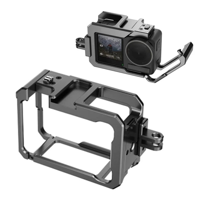 HEPAIL C-AC4 For DJI Osmo Action 4 / 3 Anti-Drop Protective Frame Aluminum Alloy Camera Cage - 1