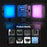NEEWER RGB61 Magnetic RGB Video Light 360 Degree Full Color  LED Camera Light with 3 Cold Shoe Mounts - 6