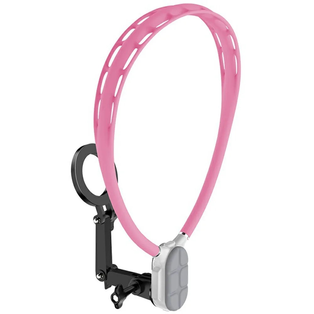 SX-P05 Outdoor Sports POV Magnetic Phone Neck Mount Hands Free Bracket for Action Camera - Pink - 2