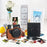 For Fujifilm Instax Mini 99 PU Leather Retro Camera Bag Anti-Drop Protective Cover with Shoulder Strap - Black - 5