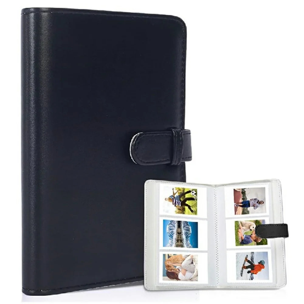 For Fujifilm Instax Mini 99 PU Leather Camera Bag Protective Cover with 3-inch Photo Album - 2
