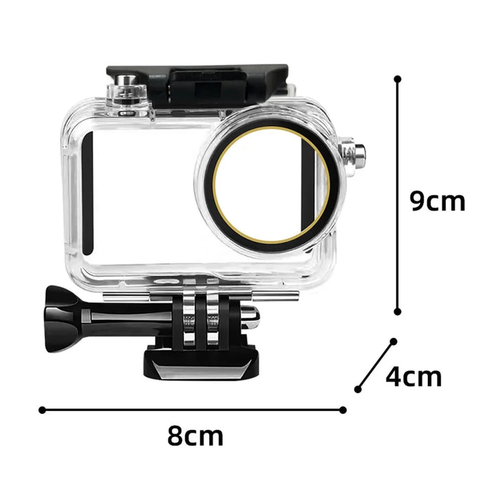 For DJI Osmo Action 4 / 3 Action Camera Waterproof Anti-Drop Shell 50m Diving Case - 6
