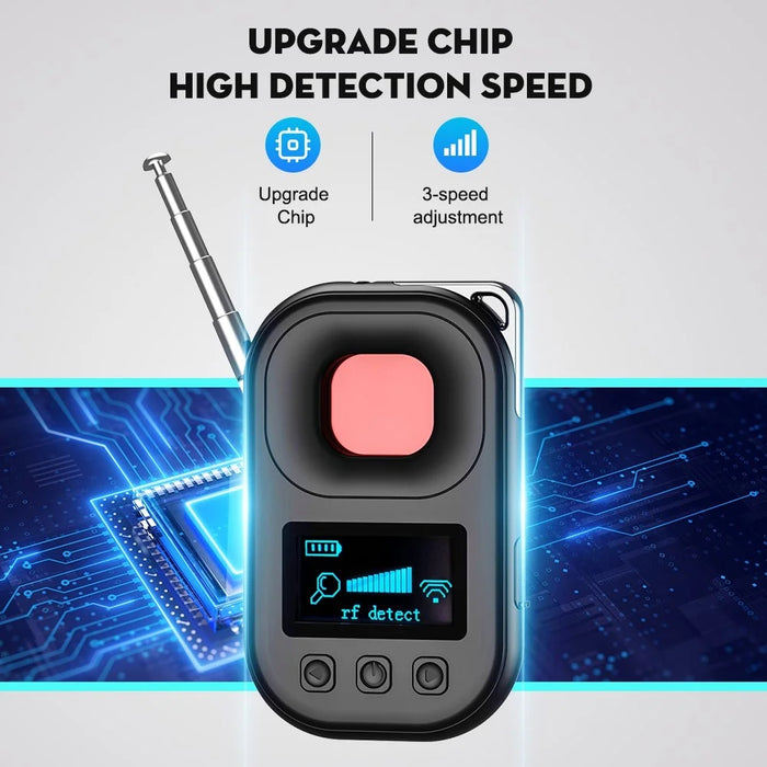 T30 Hidden Camera Detector Magnetic GPS Eavesdrop Detector Infrared Camera Finder - 7