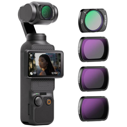 NEEWER For DJI Osmo Pocket 3 ND Filter Set Magnetic Variable ND16 ND64 ND256 CPL HD Optical Glass For Outdoor Shooting - 1