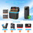 For Insta360 X3 Dual Battery Charger Action Camera Portable Fast Charging Case - 4