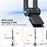 VRIG MG-28 Compatible with MagSafe Metal Cold Shoe Foldable Magnetic Stand Dual-Axis Rotation Holder, Small - 5
