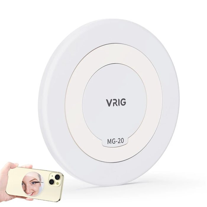 VRIG MG-20 Magsafe-Compatible Magnetic Makeup Mirror for Phone Rear Camera Self Portrait Mirror - 1