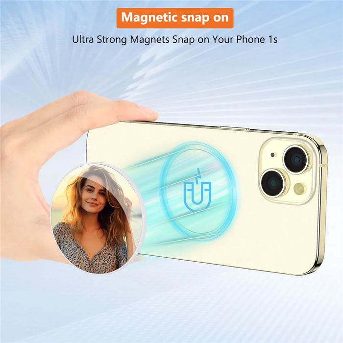 VRIG MG-20 Magsafe-Compatible Magnetic Makeup Mirror for Phone Rear Camera Self Portrait Mirror - 6